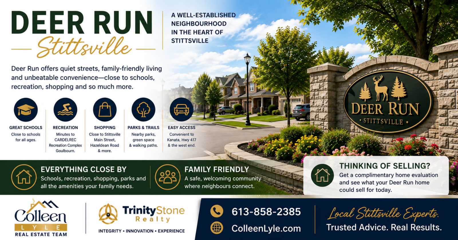 Selling your home in Deer Run, Stittsville