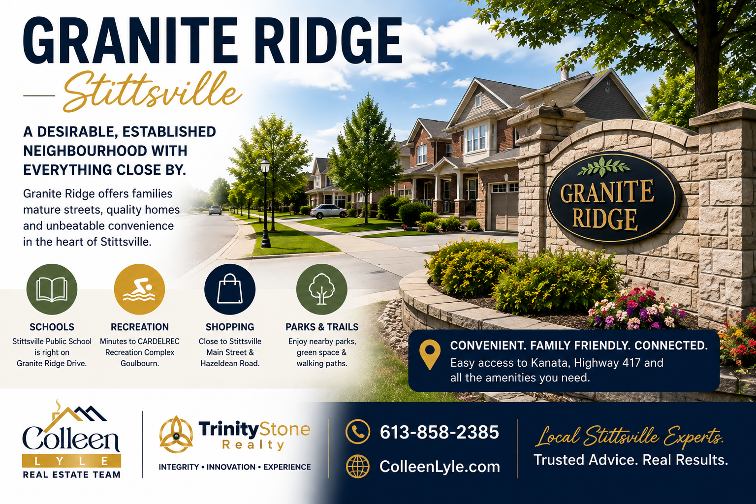 Selling your home in Granite Ridge, Stittsville