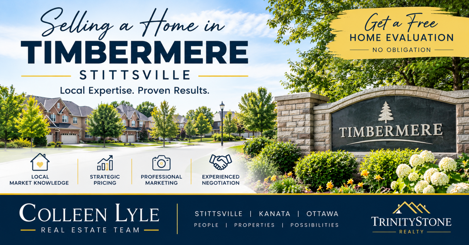 Selling a home in Timbermere, Stittsville