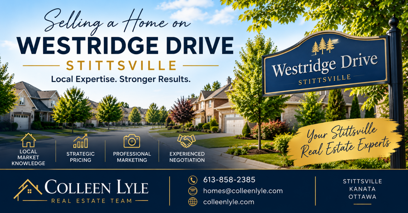 Selling a home on Westridge Drive, Stittsville. Stittsville Realtor.